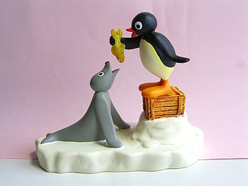 小企鵝與熱帶魚